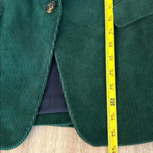 Boden Corduroy Dark Green Blazer Size 4 Women’s #U0062 - Picture 9 of 9